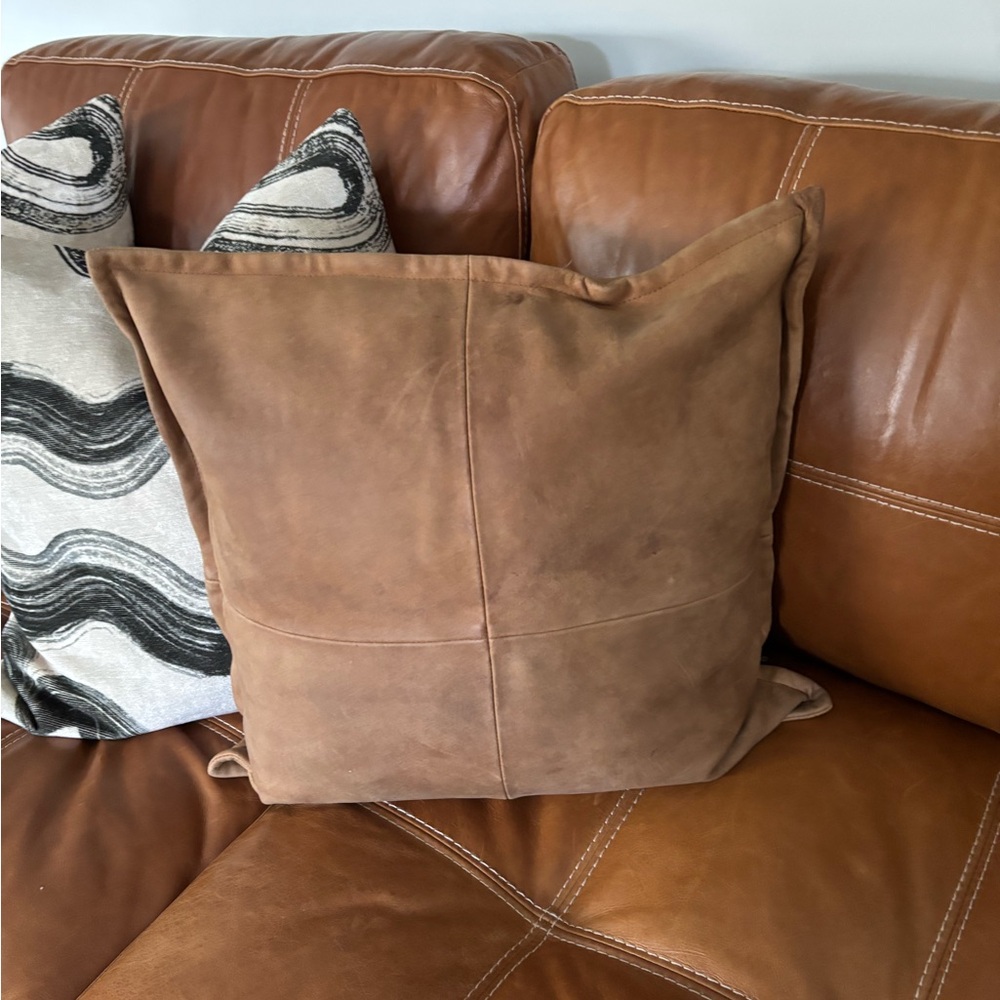 Leather Lovers (Set of 2) 18” x 18” Pillow Covers - Picture 2 of 10